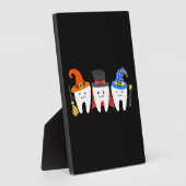 Tandarts Halloween Tanden Tand Fotoplaat (Zijkant)