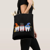 Tandarts Halloween Tanden Tand Tote Bag (Dichtbij)