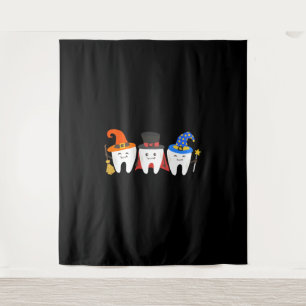 Tandarts Halloween Tanden Tand Wandkleed