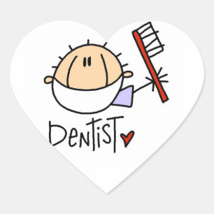 Tandarts Hart Sticker