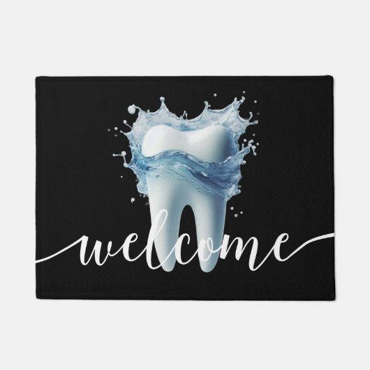 Tandarts Heldere Tand & Water Modern Tandartsburea Deurmat (Voorkant)