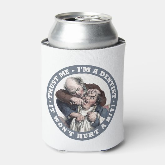 TANDARTS humor aangepaste monogram drink koelers Blikjeskoeler (Blikje Voorkant)