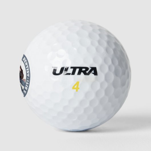 Tandarts humor golfballen (Logo)