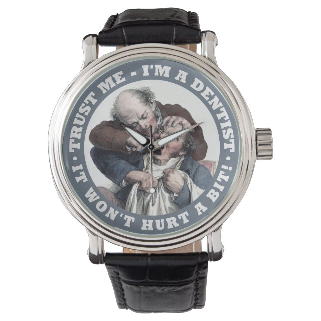 TANDARTS humor horloges (Voorkant)