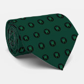 Tandarts Hunter Green Tand Dot Patroon Das (Opgerold)