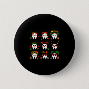 Tandarts Juneteenth Teeth Tandheelkunde Dental H Ronde Button 5,7 Cm