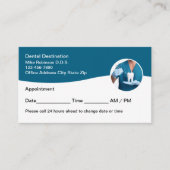 Tandarts Kantoor Afspraak Moderne Visitekaartjes Afsprakenkaartje (Voorkant)