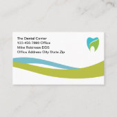 Tandarts Kantoor Bright Moderne Afspraakkaarten Afsprakenkaartje (Voorkant)