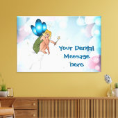 Tandarts Kantoor gewikkeld doek Canvas Afdruk (Insitu (Woonkamer))