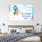 Tandarts Kantoor gewikkeld doek Canvas Afdruk (Insitu (Slaapkamer))