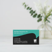 Tandarts Kantoor Moderne Tand Visitekaartjes (Staand voorkant)