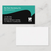 Tandarts Kantoor Moderne Tand Visitekaartjes (Voorkant / Achterkant)