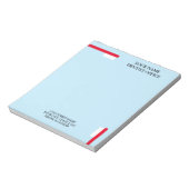 Tandarts kantoor notitieblok met tandartspraktijk  (Linkerzijde)