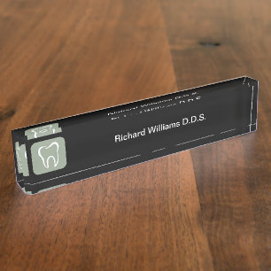 Tandarts Kantoor professioneel ontworpen Naambordje