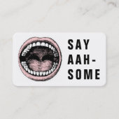 Tandarts Kantoor Tandheelkundige afspraak Afsprakenkaartje (Voorkant)