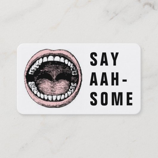 Tandarts Kantoor Tandheelkundige afspraak Afsprakenkaartje (Voorkant)