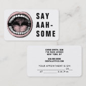 Tandarts Kantoor Tandheelkundige afspraak Afsprakenkaartje (Voorkant / Achterkant)