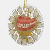 Tandarts Keramisch Ornament (Links)