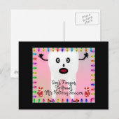 Tandarts Kerst Cartoon Feestdagenkaart (Voorkant / Achterkant)