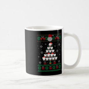 Tandarts Kerst Shirt Tandarts Boom Tandheelkundig Koffiemok