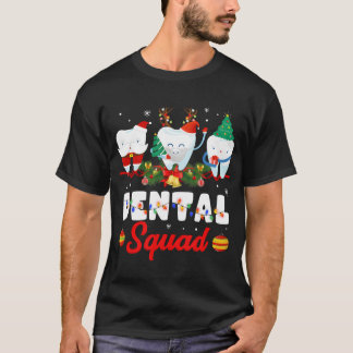 Tandarts kerst vrienden t-shirt