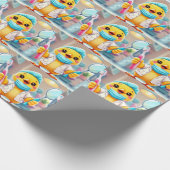 Tandarts Kip Inpakpapier (Hoek)