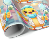 Tandarts Kip Inpakpapier (Rol Hoek)