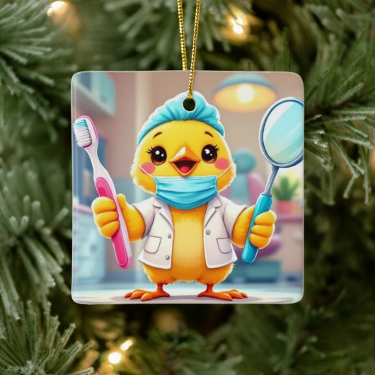 Tandarts Kuiken Ornament (Boom)