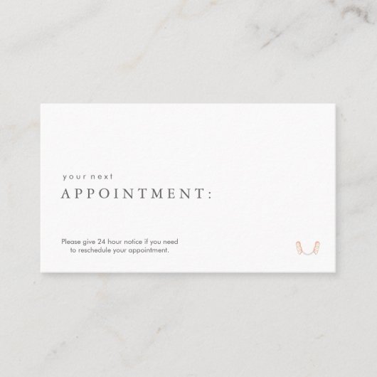 Tandarts Logo Afsprakenkaartje (Voorkant)