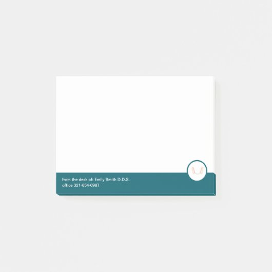 Tandarts Logo Post-it® Notes (Voorkant)