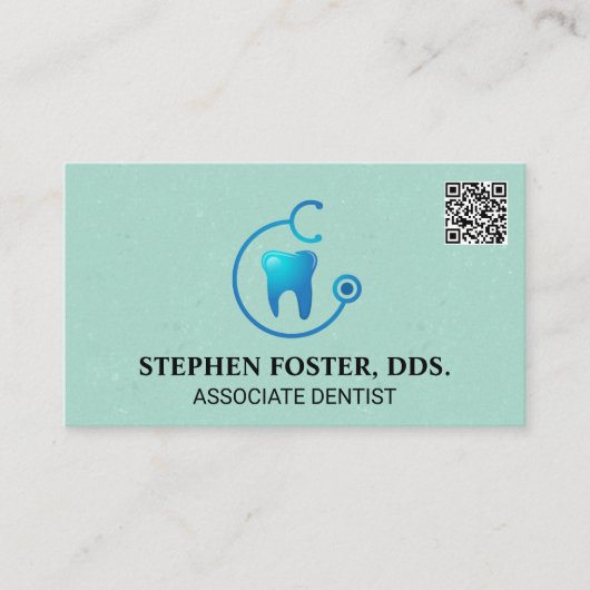 Tandarts Logo | QR Visitekaartje (Voorkant)