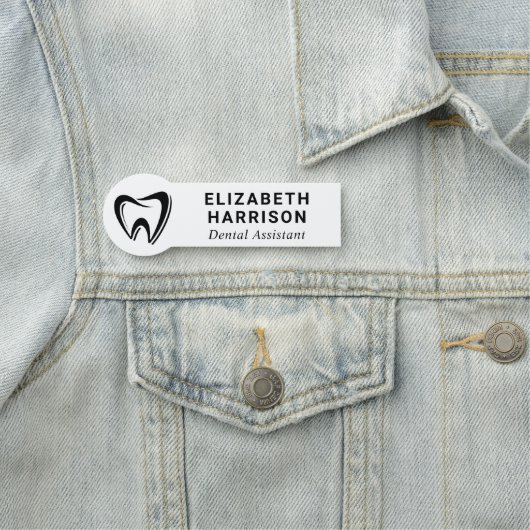 Tandarts Logo Tandartsbureau Wit Naamplaatje (In situ)