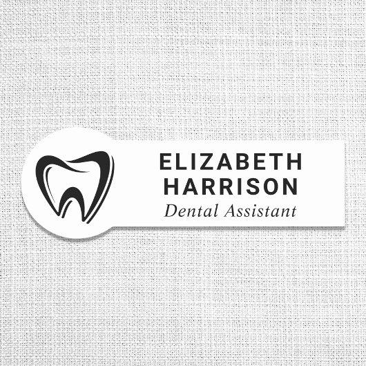 Tandarts Logo Tandartsbureau Wit Naamplaatje