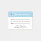 Tandarts Logo Tandhygiëne Afspraak Post-it® Notes (Voorkant)