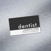 tandarts. Magnetisch Magnetisch Visitekaartje (Voorbeeld)
