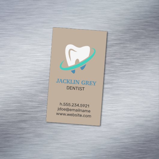 Tandarts Magnetisch Visitekaartje (Voorbeeld)