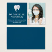 Tandarts met tandheelkundige instrumenten | Tand-l Visitekaartje (Voorkant /achterkant)