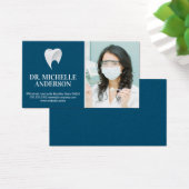 Tandarts met tandheelkundige instrumenten | Tand-l Visitekaartje (Bureau)