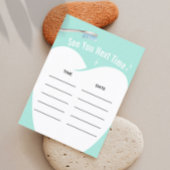 Tandarts Mint Groene Tandheelkundige Zorg Afspraak Afsprakenkaartje