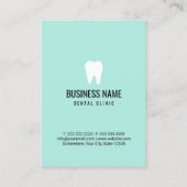 Tandarts Mint Groene Tandheelkundige Zorg Afspraak Afsprakenkaartje (Achterkant)