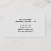 Tandarts Modern Sparkle Tooth Logo Blauw Tandheelk Visitekaartje (Achterkant)