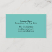 Tandarts Moderne Tand Logo Professionele Tandheelk Visitekaartje (Achterkant)