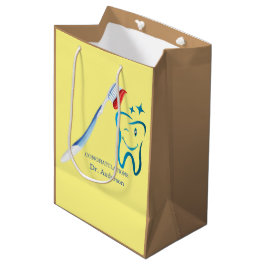 Tandarts Monogram Leuke Tandenborstel Gelukkige Ta Medium Cadeauzakje