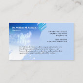 Tandarts of orthodontist moderne onzichtbare align visitekaartje (Achterkant)