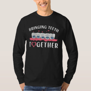 Tandarts orthodontist Beugel Corrigeren van tanden T-shirt