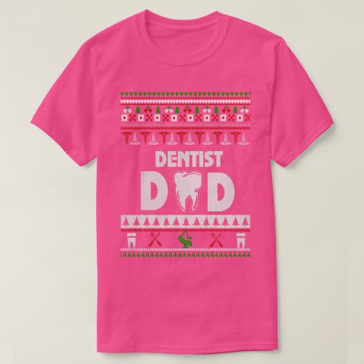 Tandarts PA kerst lelijke trui T-shirt (Design voorkant)