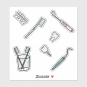 Tandarts-pakket Sticker (Vel)