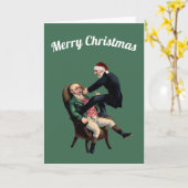 Tandarts Prettig Kerstfeest Kaart (Gele Bloem)