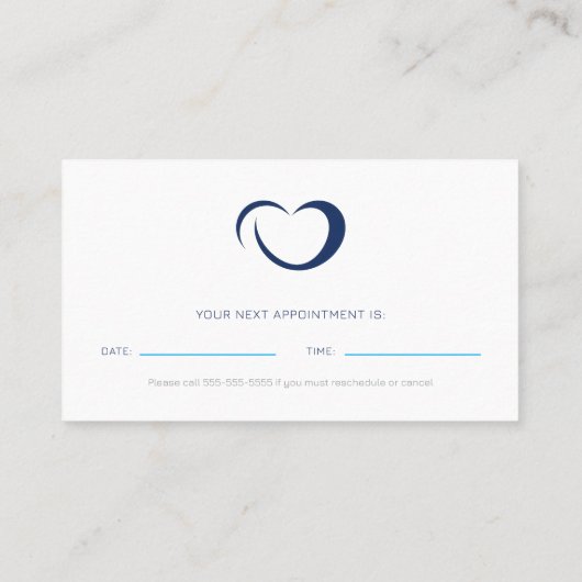 tandarts | Professioneel Visitekaartje (Achterkant)