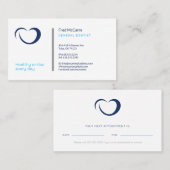 tandarts | Professioneel Visitekaartje (Voorkant / Achterkant)